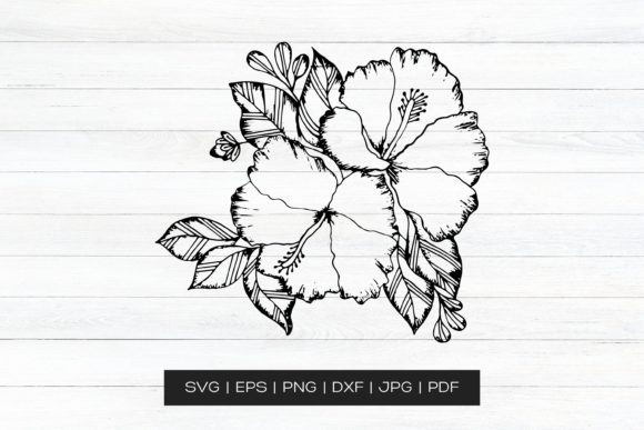 Hand Drawn Floral Vector Art