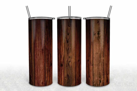 Rustic Wood Seamless, 20oz Skinny