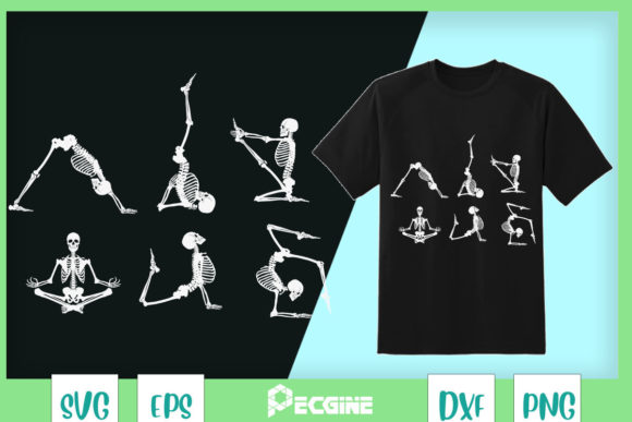Yoga Skeleton for a Yoga Fan